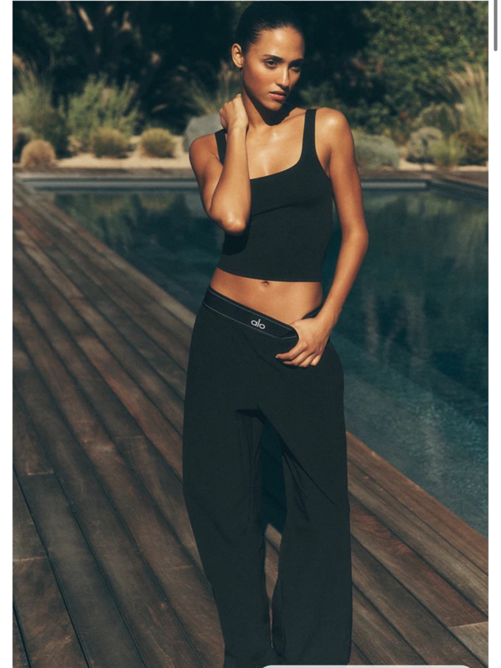 Alo Black Trousers
